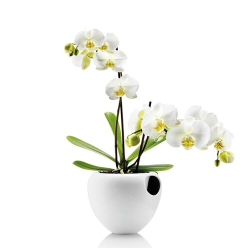 Samozavlažovací květináč 15 cm, bílý
