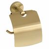 Sapho XR732GB X-Round Gold držiak toaletného papiera, s krytom, zlatá