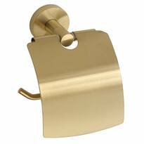 Тримач для туалетного паперу Sapho XR732GB X-RoundGold, з кришкою, золото