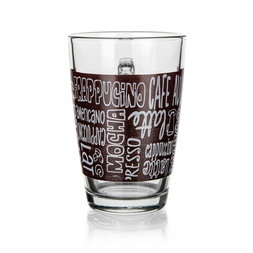 Glasbecher-Set CAFE, 350 ml, 6 Stück