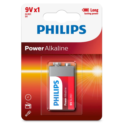 Philips 9 V Power Alkaline baterija