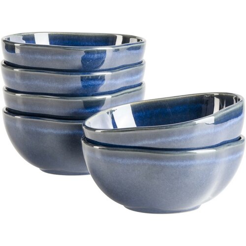 Mäser Súprava misiek Cordelia Royal Blue 16 cm, 6 ks