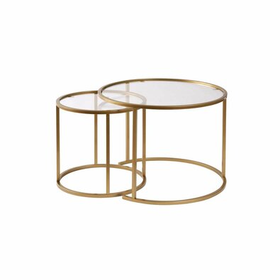 Set de măsuțe de cafea Aurum Gold 60 cm, 2buc.