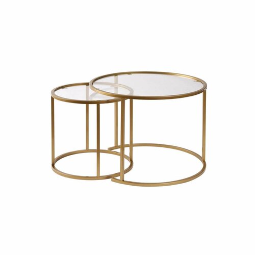 Komplet konferenčnih mizic Aurum Gold 60 cm, 2kosa