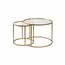 Komplet konferenčnih mizic Aurum Gold 60 cm, 2kosa