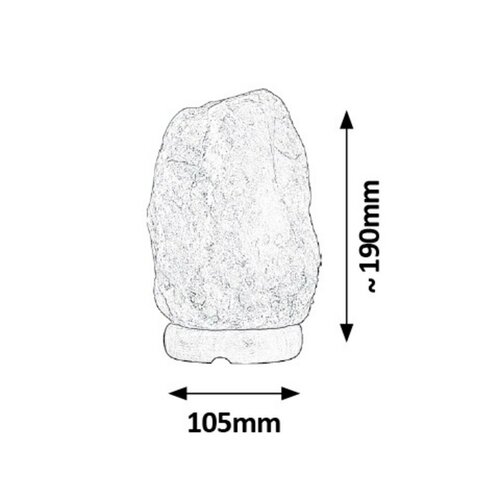 Rabalux 4120 Rock Sólámpa, 19 cm