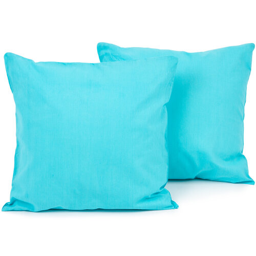 Față de pernă Doubleface UNI albastră, 2 buc. 40 x 40 cm