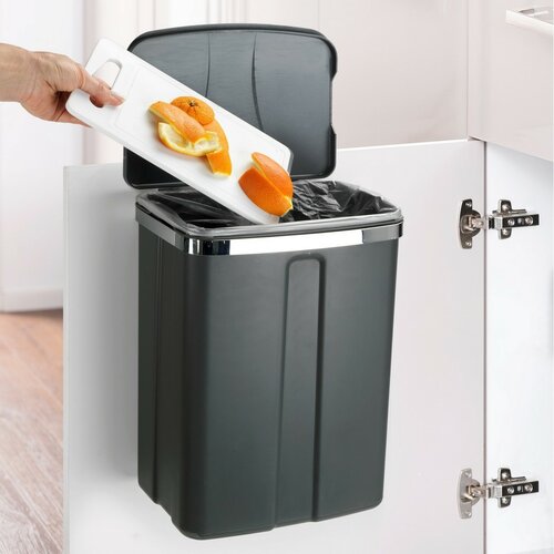 Wenko Підвісний кошик для сміття 12 л, сірий