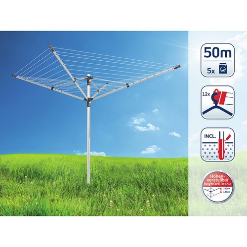 Leifheit  LinoPush 500 Outdoor-Wäscheständer 85360