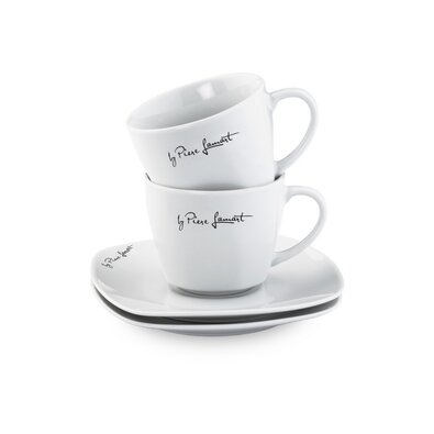 Lamart LT9016 2-delni set skodelic s podstavkomDine, 190 ml
