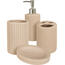 Set baie Stripes, 4 buc, bej