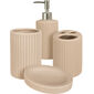 Set baie Stripes, 4 buc, bej