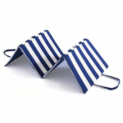 B.E.S. Petrovice Пляжний шезлонг, синьо-біла  смужка