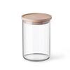 Simax 5152 üvegedény fa fedéllel, 0,8 l