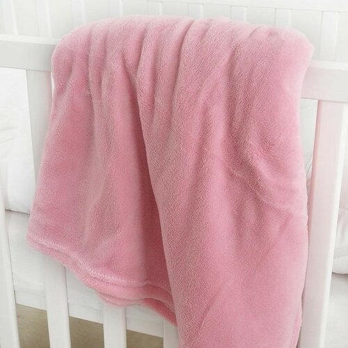 B.E.S. Petrovice Kinderdecke Mikroflanell exclusive,  Rosa, 110 x 140 cm
