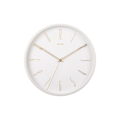 Karlsson 5898WH dizajnové nástenné hodiny, 35 cm