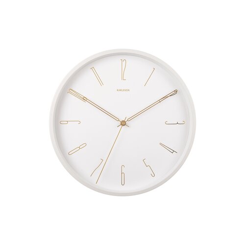 Karlsson 5898WH designové nástěnné hodiny, 35 cm
