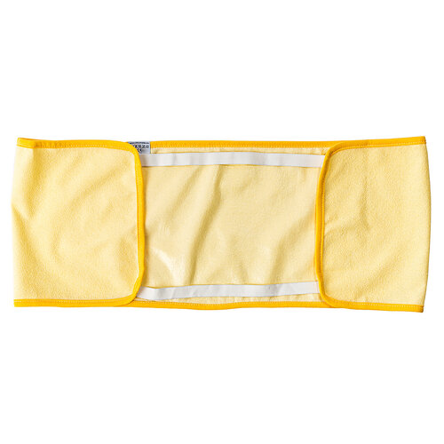 Vízhatlan alátét pelenkázó pultra, sárga, 25 x 100 cm