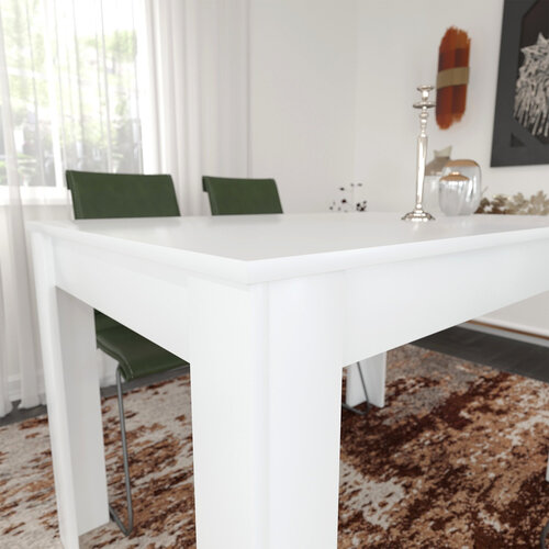 Jedálenský stôl Single Shiny White