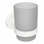 Sapho XR903W X-Round White pohár, mliečne sklo/biela
