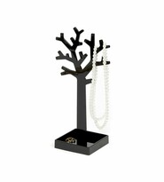 Compactor Stojan na šperky v tvare stromu, čierna