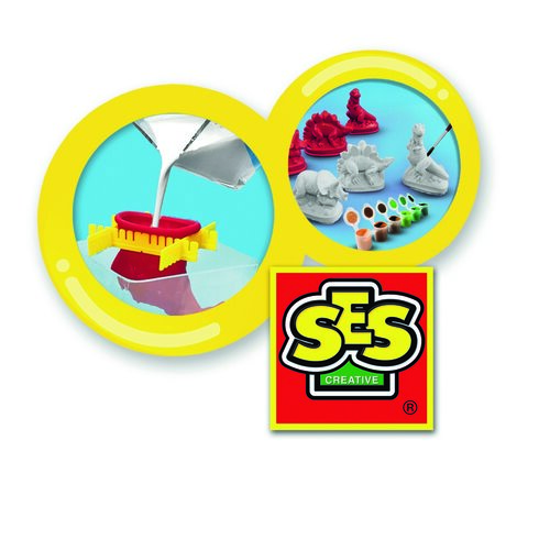 SES Plaster Triple Set Dinozauri