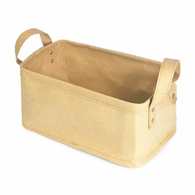 Coș de depozitare Compactor Basket Ecologic, 28 x 18 x 13 cm, bej