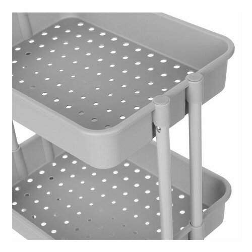 Compactor Kopalni voziček s kolesi Grena, 3police, 43 x 34,8 x 75 cm, siva