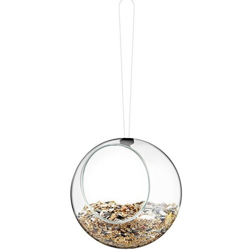 Zawieszny  mini karmnik dla ptaszków przezroczysty