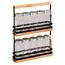 Suport pentru condimente Kesper 58036 cu 10recipiente goale, 23 x 32 x 5,5 cm