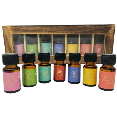 Ulei de parfum Arome Chakra - 10 ml, set de 7