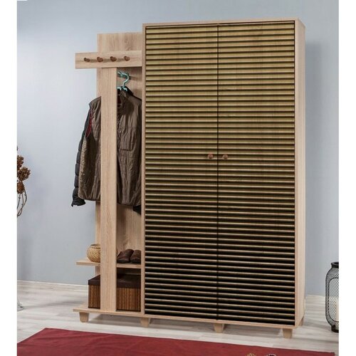 Garmanto Sonoma Oak Double szekrényes fogas