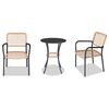 Autronic Set balcon 1+2, metal, polyrattan,natural, AZ-L1103 NAT