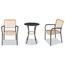 Autronic Set balcon 1+2, metal, polyrattan,natural, AZ-L1103 NAT