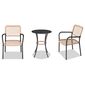 Autronic Set balcon 1+2, metal, polyrattan,natural, AZ-L1103 NAT
