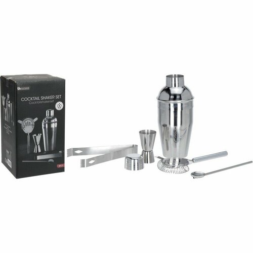 EH Edelstahl Bartender-Set Shaker, 5 Stück