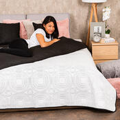 Față de pernă 4Home Doubleface pentru perna Soțu  l de rezervă, negru, 45 x 120 cm