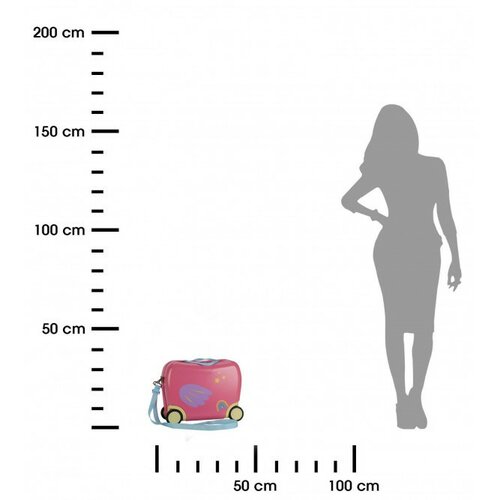 Proworld Otroški potovalni kovček z jermenomUnicorn