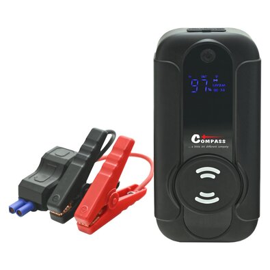 Compass Powerbanka s funkcí JUMP STARTER 8.000mAh1000A s Qi bezdrátovým nabíjením