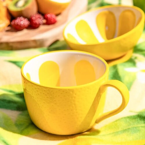 Altom Kerámia jumbo bögrék Tropicana citrom 470ml, 2 db
