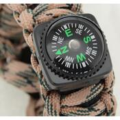 Cattara Náramok Outdoor s kompasom a doplnkami, hnedá