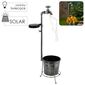 Aldotrade Solar lámpacsappal, virágtartóval, 30 LED, melegfehér