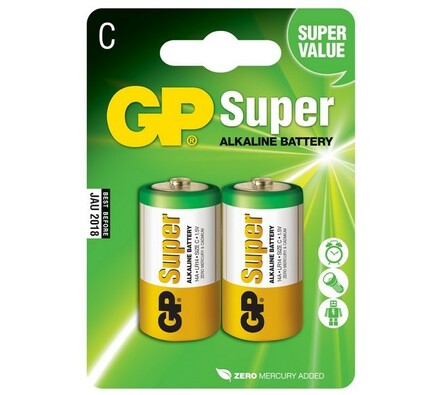 GP Greencell 14A LR14 Blistr alkalické batérie 2 ks