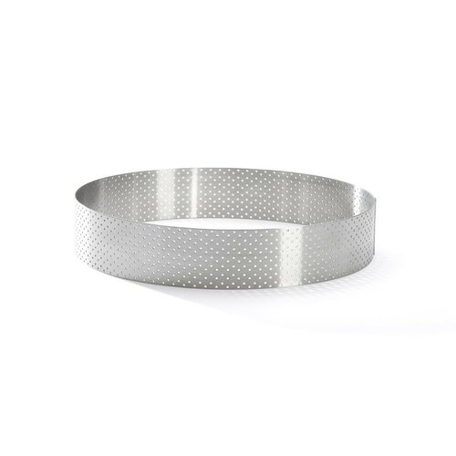 De Buyer 3098.07 perforált torta kerek keret 18,5 cm, rozsdamentes acél