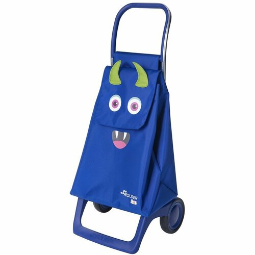 Rolser Detská nákupná taška na kolieskach Monster MF Joy-1700, modrá