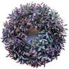 Azalea művirág koszorú, lila, átmérő: 27 cm