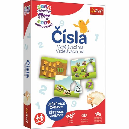 Trefl Lernspiel Kleiner Entdecker Zahlen, 10 Teile