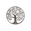 Nástěnná kovová dekorace Strom života, pr. 50 cm