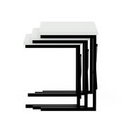 Odkladací stolík White Cross, 3 ks