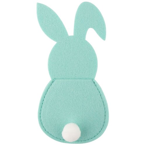 Altom Set de buzunare pentru tacâmuri Rabbit, 4buc, 15 x 8,5 cm, mentă